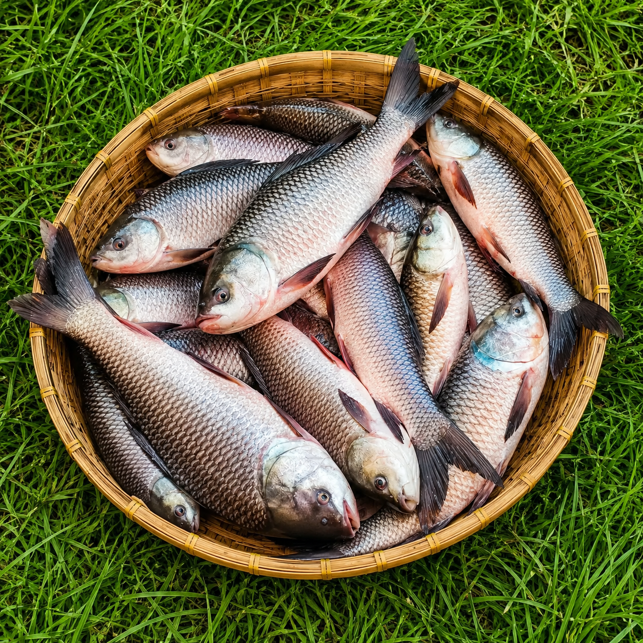 নদীর কাতলা মাছ 